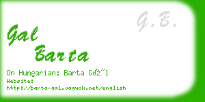 gal barta business card